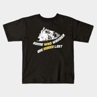 Some Who Wander Are Indeed Lost Classic Kids T-Shirt